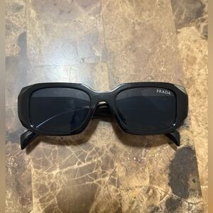 USED Prada Black Sunglasses